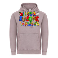 Vintage Zinc i teach ausome kids autism teacher Vintage Hoodie - Zillion Design Studio