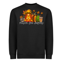 Black Pumpkin Spice Everything Heavyweight Sweatshirt - RacoonDesign