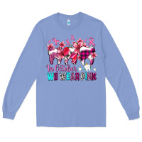 Colony Blue in october we wear pink cancer ribbon with teeth Long Sleeve Tee - AdoDesignShop