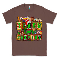 Chestnut teach love inspire with Christmas and teacher elements Classic Tee - AdoDesignShop