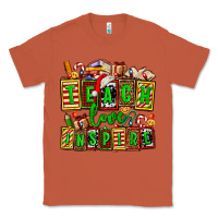 Copper teach love inspire with Christmas and teacher elements Classic Tee - AdoDesignShop