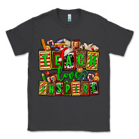 Smoke teach love inspire with Christmas and teacher elements Classic Tee - AdoDesignShop