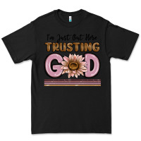 Black im just out here trusting god Premium Tee - MaliasSmallBusiness