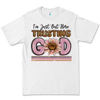 White im just out here trusting god Premium Tee - MaliasSmallBusiness