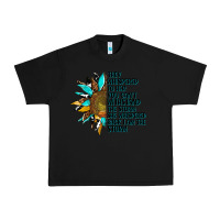Black sunflower they whispered to her Urban Heavy Tee - AdoDesignShop