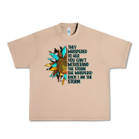 Burro sunflower they whispered to her Urban Heavy Tee - AdoDesignShop