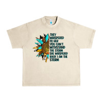 Sandshell sunflower they whispered to her Urban Heavy Tee - AdoDesignShop