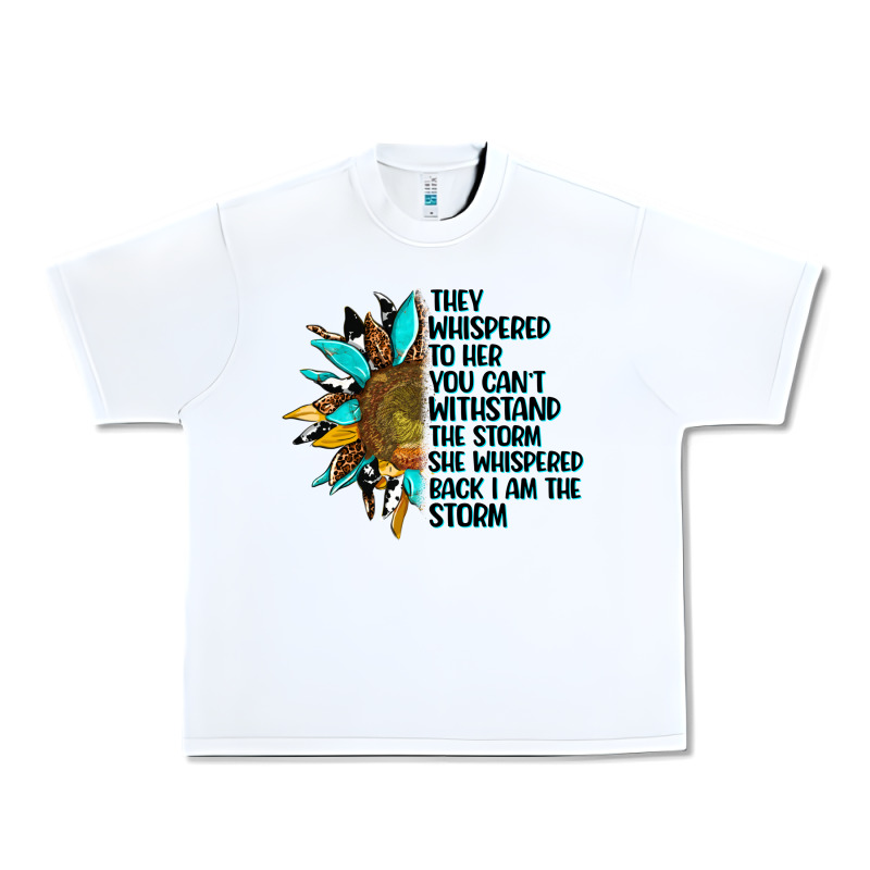 Sunflower They Whispered To Her Urban Heavy Tee by AdoDesignShop | Teevron