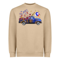 Mushroom western truck fourth of july Heavyweight Sweatshirt - FaDigitalArtStudio