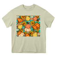 Mossy pumpkin sunflowers leaves Heavy Core Tee - Artiststas