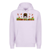 Lilac christmas mama messy bun Premium Hoodie - Jasminsmagicworld