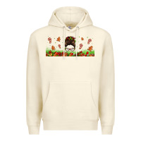 Sandshell christmas mama messy bun Premium Hoodie - Jasminsmagicworld