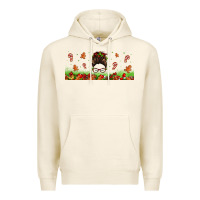 Tofu christmas mama messy bun Premium Hoodie - Jasminsmagicworld