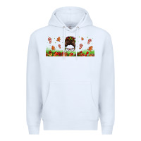 White christmas mama messy bun Premium Hoodie - Jasminsmagicworld