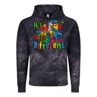 It's Ok To Be Different Autism Trex Vintage Hoodie | Teevron