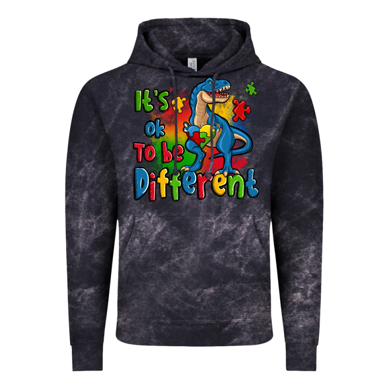 It's Ok To Be Different Autism Trex Vintage Hoodie by Zillion Design Studio | Teevron