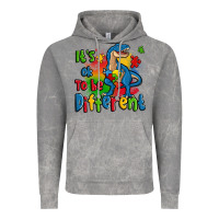 Cloud Rock it's ok to be different autism trex Vintage Hoodie - Zillion Design Studio