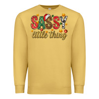 Antique Gold Sassy litte thing Premium Sweatshirt - NancyCooperArtShop