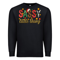 Black Sassy litte thing Premium Sweatshirt - NancyCooperArtShop