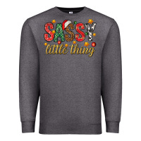 Charcoal Heather Sassy litte thing Premium Sweatshirt - NancyCooperArtShop