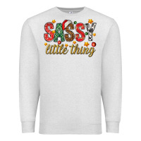 Oatmeal Heather Sassy litte thing Premium Sweatshirt - NancyCooperArtShop