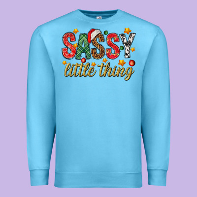 Sassy Litte Thing Premium Sweatshirt Designed By Nancycooperartshop