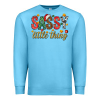 Ocean Blue Sassy litte thing Premium Sweatshirt - NancyCooperArtShop