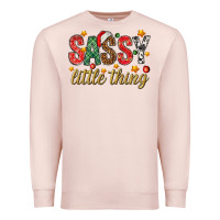 Pale Pink Sassy litte thing Premium Sweatshirt - NancyCooperArtShop