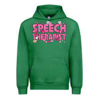 Emerald breast cancer speech therapist Urban Hoodie - texasbilliewilder