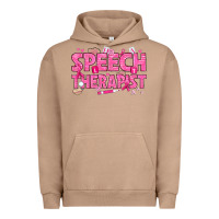 Pigment Burro breast cancer speech therapist Urban Hoodie - texasbilliewilder