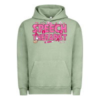 Pigment Oil Green breast cancer speech therapist Urban Hoodie - texasbilliewilder