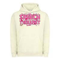 Pigment Pistachio breast cancer speech therapist Urban Hoodie - texasbilliewilder