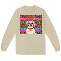 Mushroom shih tzu floral tumbler Long Sleeve Tee - Artiststas