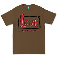 Cacao love all day every day hearts Premium Tee - MaliasSmallBusiness