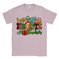 Lilac santa's favorite teacher Classic Tee - AdoDesignShop