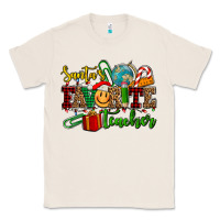 Natural santa's favorite teacher Classic Tee - AdoDesignShop