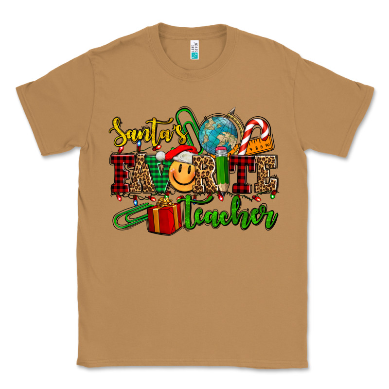 Santa's Favorite Teacher Classic Tee by AdoDesignShop | Teevron
