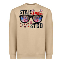 Mushroom star spangled stup Heavyweight Sweatshirt - CowhideDigitalArt