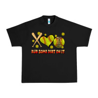 Black rub some dirt on it softball Urban Heavy Tee - JahusDesignShop