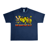 Navy rub some dirt on it softball Urban Heavy Tee - JahusDesignShop