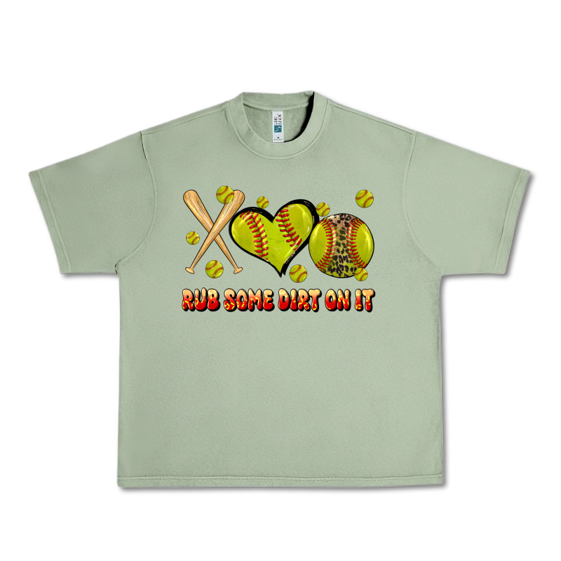 Rub Some Dirt On It Softball Urban Heavy Tee by JahusDesignShop | Teevron