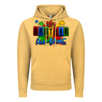 Vintage Mustard my brother is ausome autism Vintage Hoodie - Zillion Design Studio