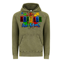 Vintage Olive my brother is ausome autism Vintage Hoodie - Zillion Design Studio