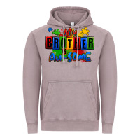 Vintage Zinc my brother is ausome autism Vintage Hoodie - Zillion Design Studio