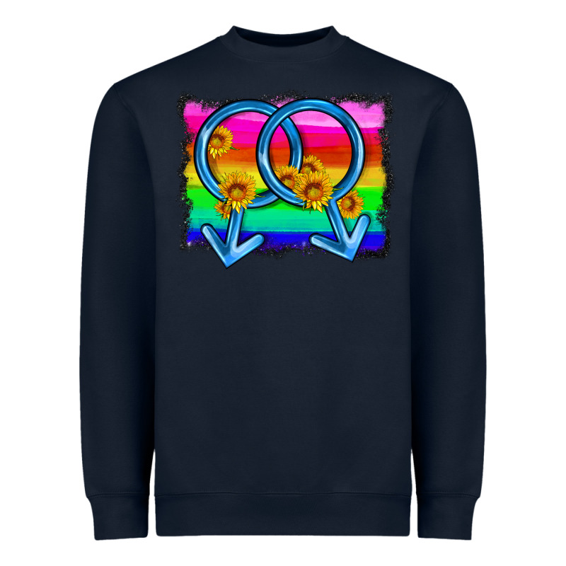 Lgbtq Gender Gay Symbol Heavyweight Sweatshirt by HRA Design Shop | Teevron