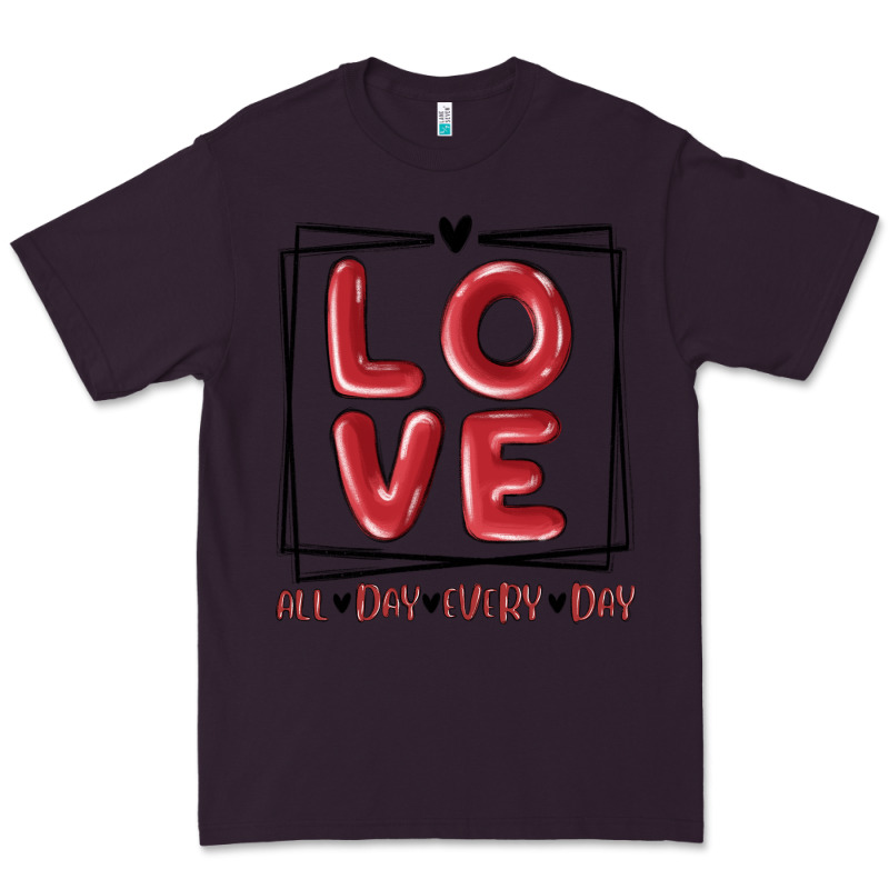 Love All Day Every Day Premium Tee by MaliasSmallBusiness | Teevron