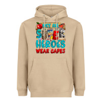 Mushroom not all super heroes wear capes Heavyweight Hoodie - NancyCooperArtShop
