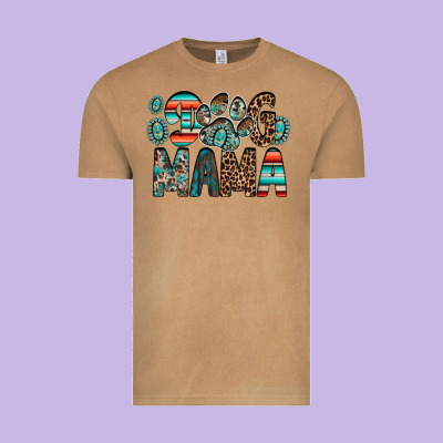 Dog Mama Vintage Tee Designed By Racoondesign