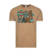 Vintage Coffee dog mama Vintage Tee - RacoonDesign