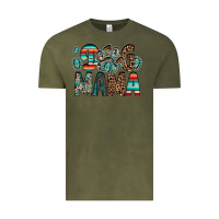 Vintage Olive dog mama Vintage Tee - RacoonDesign